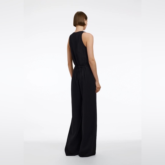 CO Sleeveless Wide-Leg Drawstring Jumpsuit - Picture 4 of 8